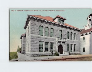 Postcard Thurston County Court House And City Hall, Olympia, Washington