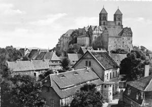 BG1814 quedlinburg blick auf  das schloss  CPSM 14x9.5cm germany