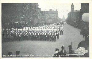 The Richmond Blues President Wilson Inaugural Parade Washington, March 4, 1913 