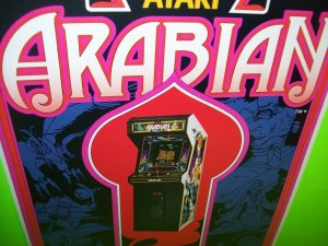 Arabian 1983 Original NOS Classic Video Arcade Game Promo Flyer Retro