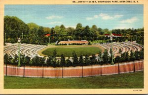 New York Syracuse Thornden Park Amphitheater Curteich
