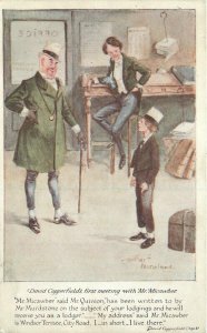 C-1910 Charles Dickens David Copperfield Mr. Micawber Postcard Faulkner 21-1080