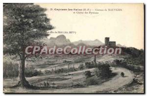 Old Postcard Capvern Les Bains Chateau De Mauvezin