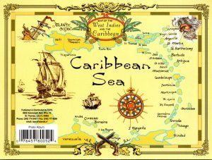 Map Of The West Indies and The Caribbean