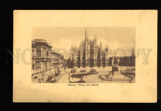 039487 ITALY Milano - Piazza del Duomo Vintage PC