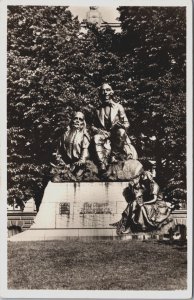 Finland Helsinki Lonnrotin Patsas Vintage RPPC C153