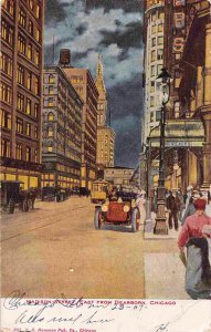 Madison Street East from Deaborn Chicago Illinois 1907 postcard