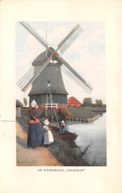 De Watermolen Volendam Holland Unused 