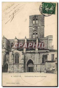 Postcard Old LODEVE Cathedrale Saint Fulcran