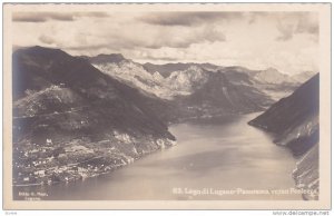 RP; Lago di Lugano, Panorama verso Porlezza, Ticino, Switzerland, 10-20s