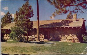 Beulah CO Recreation Hall Pueblo Mountain Parks c1953 Vintage Postcard H20