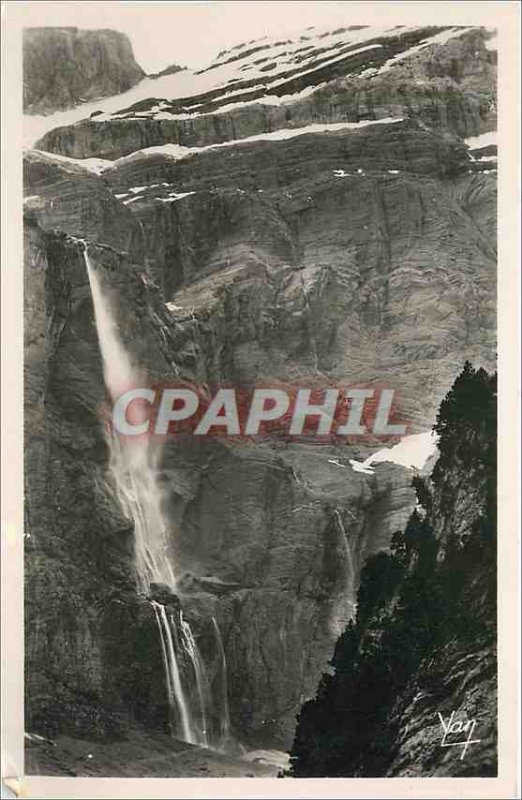 Old Postcard Gavarnie Great Cascade