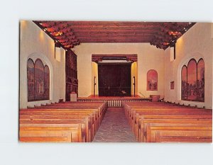 Postcard Interior of the Saint Francis Auditorium, Museum of New Mexico