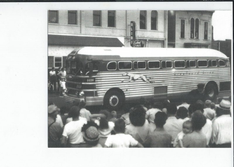 Circa 1940s, Early Greyhound ,Streets of Los Angeles, Neat Windows