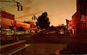 Colorado Grand Junction Main Street At Night