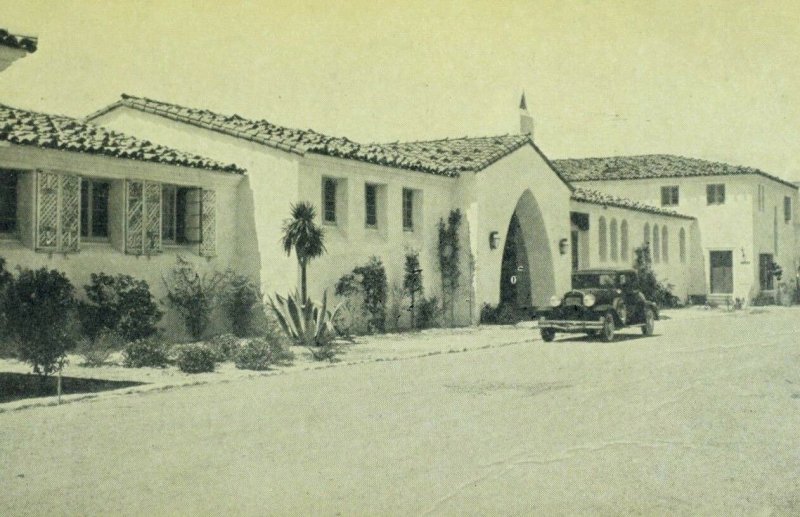 1920's The Golf Club, Tijuana Hot Springs, Old Mexico, California Postcard P51