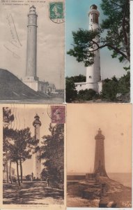 LIGHTHOUSES PHARES FRANCE 200 Vintage Postcards Mostly pre-1980 (L5759)