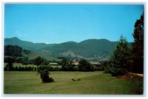 c1960s Waynesville Country Club Inn Better Hotels Waynesville NC Trees Postcard