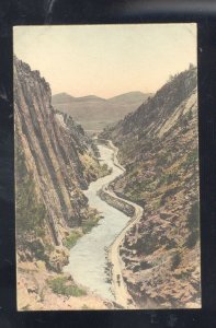 THOMPSON CANYON ON ROAD TO ESTES PARK COLORADO VINTAGE POSTCARD HC