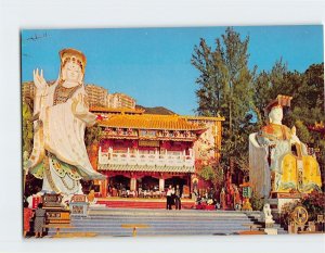 Postcard The Hau Statue In Repulse Bay, Hong Kong, China