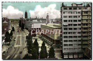 Old Postcard Rotterdam Coolsingel