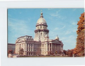 Postcard Illinois State Capitol Building, Springfield, Illinois