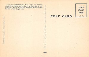 Amarillo Churches Postcard