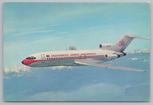 Aircraft~Boeing 727 In Air Transportes Aeros Portugeses Airline~Vintage Postcard 