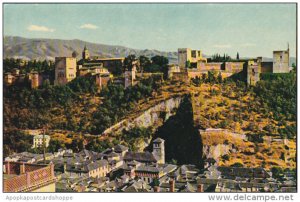 Spain Granada Alhambra General View