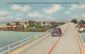 Florida Keys Overseas Highway Over Pigeon Key Curteich