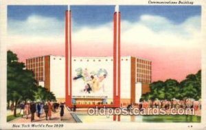 Communications Bldg. New York Worlds Fair 1939 Exhibition Unused 