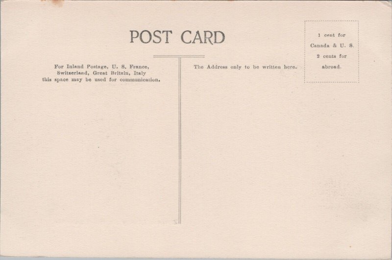 Canada Montreal Redpath Library Mcgill University Vintage Postcard C088