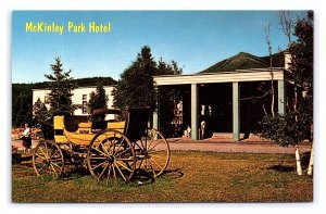 McKinley Park Hotel Mt. McKinley National Park Alaska Postcard