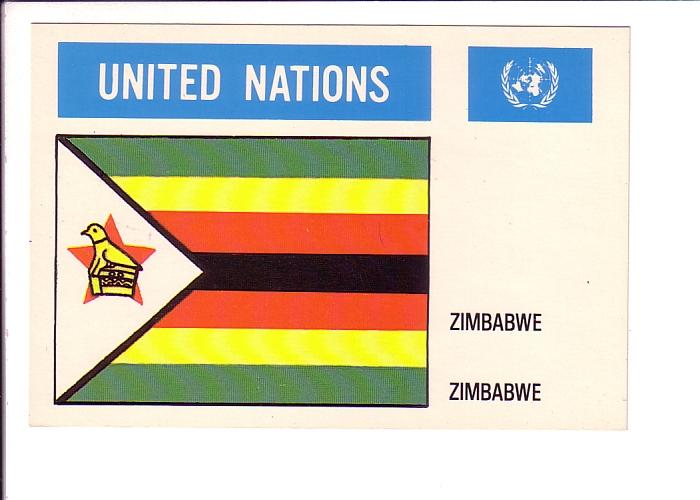 Zimbabwe, Flag, United Nations, 