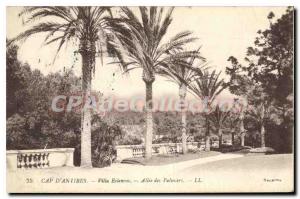 Postcard Old Antibes Villas Eilenroc Allee Des Palmiers Cape