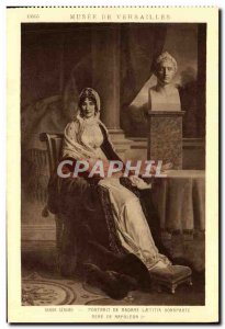 Old Postcard Musee De Versailles Baron Gerard Portrait of Madame Laetitia Bon...