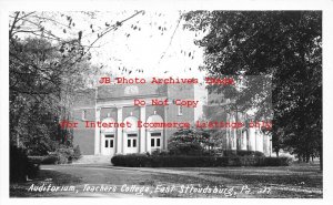 PA, East Stroudsburg, Pennsylvania, RPPC, Teachers College, Auditorium, Photo