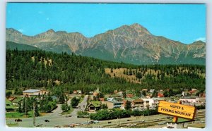 Jasper & Pyramid Mountain CANADA 1969 Postcard