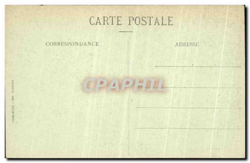 Old Postcard Compiegne Palace Flower Show