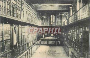 Old Postcard Dauphine Convent of the Grande Chartreuse The Library