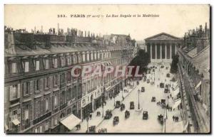 Paris Old Postcard Royal Street and Magdalen
