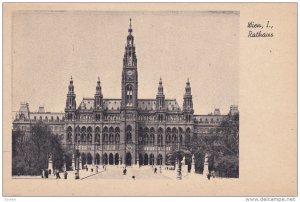 WIEN, Austria, 1900-1910's; I., Rathaus