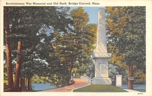 Revolutionary War Memorial and Old North Bridge Concord, Massachusetts MA