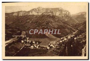 Old Postcard The Tarn Gorges Panorama Rozier and Causse Mejean Rocks