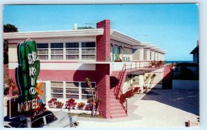 DAYTONA BEACH, Florida FL ~ Roadside EL RIO MOTEL 1956  Postcard