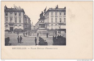 Place Royale (Perspective), BRUXELLES, Belgium, 1900-1910s