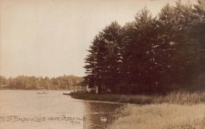 DS1/ Greenville Michigan RPPC Postcard c1910 Pine Point Balwin Lake 149