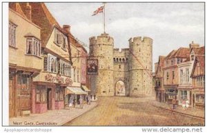 England Canterbury West Gate Street Scene