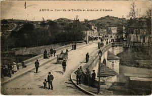 CPA AUCH - Pon de la Treille et Avenue d'Alsace (108209)