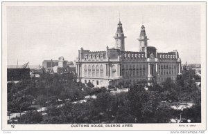 BUENOS AIRES, Argentina, 1900-1910's; Custons House